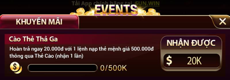 Sunwin Mynee ⭐️ Link Tải Sunwin Chính Thức Mới Nhất Không Chặn 2026 12 Khuyến mãi hấp dẫn tại Sunwin: Cào Thẻ Thả Ga