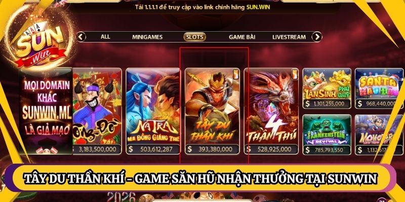 Tây Du Thần Khí đưa người chơi vào hành trình thỉnh kinh đầy thử thách nhưng cũng cực kỳ thịnh vượng. Hình ảnh sắc nét hòa quyện cùng âm thanh sống động tạo nên không gian giải trí đẳng cấp bậc nhất hiện nay. Mỗi vòng quay tại Sunwin ẩn chứa bí mật về những kho báu nghìn năm đang chờ đón chủ nhân xứng đáng. Tây Du Thần Khí là gì? Tây Du Thần Khí thực chất là loại hình nổ hũ trực tuyến lấy cảm hứng từ cốt truyện kinh điển về bốn thầy trò Đường Tăng. Giao diện thiết kế theo phong cách cổ trang kết hợp công nghệ 3D hiện đại giúp trải nghiệm thị giác luôn ở mức tuyệt vời nhất. Các dòng thưởng được sắp xếp logic đảm bảo tính minh bạch và công bằng tuyệt đối cho mọi khách chơi tham gia hằng ngày. Cơ chế vận hành mượt mà giúp từng lượt quay trở nên kịch tính và đầy bất ngờ. Cấu trúc trả thưởng đa dạng biến mỗi biểu tượng trên màn hình thành một cơ hội gia tăng tài sản nhanh chóng. Sự kết hợp giữa văn hóa dân gian và thuật toán phần mềm tạo nên sức hút khó cưỡng cho sản phẩm này. Tây Du Thần Khí là game chơi slot đặc sắc Slot Tây Du Thần Khí có gì hút người chơi? Slot sở hữu nhiều ưu điểm vượt trội khiến bất kỳ ai cũng muốn thử sức ít nhất một lần. Dưới đây là những lý do cụ thể lý giải cho sức nóng của game: Tỷ lệ hoàn vốn cực cao giúp bảo toàn ngân sách cho người chơi qua từng giai đoạn. Cơ chế Jackpot tích lũy liên tục với giá trị tiền mặt khổng lồ lên tới hàng tỷ đồng. Đồ họa tái hiện chân thực các nhân vật Tôn Ngộ Không hay Trư Bát Giới rất gần gũi. Tính năng quay tự động được thiết kế thông minh hỗ trợ người bận rộn dễ dàng theo dõi. Mức đặt tiền đa dạng phù hợp từ nhu cầu giải trí nhỏ lẻ đến săn hũ lớn chuyên nghiệp. Cách chơi Tây Du Thần Khí chuẩn xác Việc nắm vững quy trình thao tác cơ bản giúp hội viên tự tin hơn khi bắt đầu hành trình săn thưởng. Game có cách chơi đơn giản. Luật chơi slot Tây Du Thần Khí Hệ thống luật lệ của Tây Du Thần Khí được thiết kế dựa trên tiêu chuẩn quốc tế với các quy tắc rõ ràng. Người chơi chiến thắng khi thu thập được các biểu tượng giống nhau nằm trên các dòng trả thưởng (paylines) tính từ trái sang phải. Tổng số dòng thường khá lớn nhằm tăng xác suất trúng giải cho khách chơi trong mỗi lượt quay đơn lẻ. Mỗi biểu tượng mang một giá trị riêng biệt được quy định sẵn trong bảng thông tin kỹ thuật của máy slot. Nếu may mắn xuất hiện các hình ảnh đặc biệt như Wild hoặc Bonus thì phần thưởng sẽ được nhân lên gấp nhiều. Chỉ cần hàng thanh toán trùng khớp để thắng Bảng thưởng cơ bản cần biết Mỗi hình ảnh xuất hiện trong Tây Du Thần Khí đều tương ứng với một mức quy đổi tiền mặt nhất định. Vậy nên hãy ghi nhớ các mốc thưởng sau: Biểu tượng 2x 3x 4x 5x Vòng Kim Cô 2 40 200 1000 Tiên Nữ (FREE) - 40 100 200 Trư Bát Giới - 30 100 400 Sa Tăng - 30 100 400 Đào Tiên - 20 100 250 Hoa Sen - 20 100 250 A - 10 35 200 K - 5 30 150 Q - 5 30 150 J - 5 20 50 10 - 5 20 50 Các tính năng đặc biệt Những cơ chế bổ sung trong Tây Du Thần Khí chính là chìa khóa giúp quý khách đột phá giới hạn tiền thưởng ban đầu. Các tính năng này thường kích hoạt ngẫu nhiên: Biểu tượng WILD & JACKPOT: Đây là những hình ảnh quyền lực nhất có khả năng thay đổi hoàn toàn cục diện ván quay. Hũ JACKPOT: Hình ảnh này chỉ xuất hiện tại các cột 1, 3 và 5. Nếu may mắn sở hữu cả ba biểu tượng trên cùng một hàng ngang thì người chơi sẽ nhận trọn vẹn hũ vàng tích lũy. Biểu tượng FREE (Lượt quay miễn phí): Thu thập đủ 3 hình ảnh nhận ngay 5 lượt quay miễn phí. Nếu có 4 hình ảnh thì số lượt tăng lên 6 lượt. Biểu tượng BONUS: Khi có từ 3 cuốn thư BONUS trở lên xuất hiện không phân biệt vị trí sẽ kích hoạt trò chơi phụ. Có nhiều tính năng đặc biệt trong slot Cách chơi Tây Du Thần Khí thắng lớn Để chinh phục đỉnh cao trong game thì việc chỉ dựa vào may mắn là chưa đủ. Những chuyên gia lâu năm thường áp dụng các chiến thuật riêng để ăn thưởng: Lựa chọn thời điểm quay vào các khung giờ vàng có ít người truy cập để giảm áp lực máy chủ. Quản lý vốn bằng cách chia nhỏ số tiền cược vào nhiều dòng thay vì dồn vào một cửa duy nhất. Sử dụng tốc độ quay linh hoạt lúc nhanh lúc chậm để tác động vào thuật toán dừng của các trục quay. Kiên trì theo đuổi một mức cược cố định trong khoảng 50 lượt quay trước khi quyết định thay đổi chiến thuật. Quan sát lịch sử nổ hũ gần nhất để dự đoán chu kỳ trả thưởng tiếp theo của hệ thống phần mềm. Giữ tâm lý bình tĩnh không nên nóng vội tăng tiền cược khi đang gặp chuỗi thua liên tiếp kéo dài. Tắt các tính năng không cần thiết như âm nhạc nếu cảm thấy gây mất tập trung trong quá trình tính toán. Lời kết Tây Du Thần Khí hứa hẹn mang lại những giây phút thư giãn tuyệt vời cùng cơ hội đổi đời ngoạn mục cho người chơi. Hãy bắt đầu hành trình chinh phục những cột mốc thưởng mới ngay hôm nay để kiểm chứng sức hấp dẫn. Sunwin luôn đồng hành cùng bạn trong mọi lượt quay để tạo nên những kỷ lục nổ hũ chấn động thị trường.